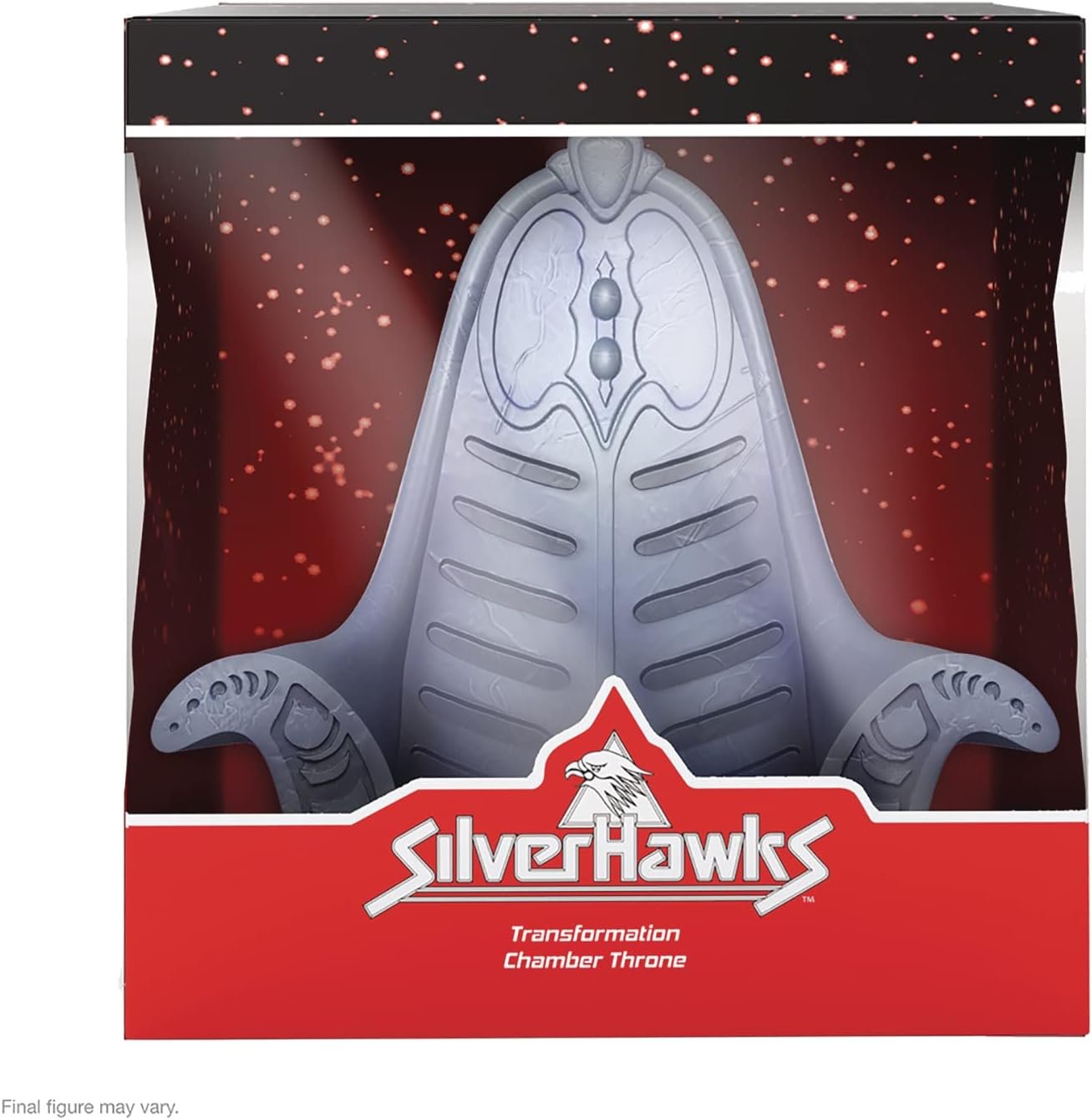 Super7 ULTIMATES! SilverHawks Steelwill (VAC Metal Toy Version) - 7" SilverHawks Action Figure with Accessories Classic Cartoon Collectibles - Image 2