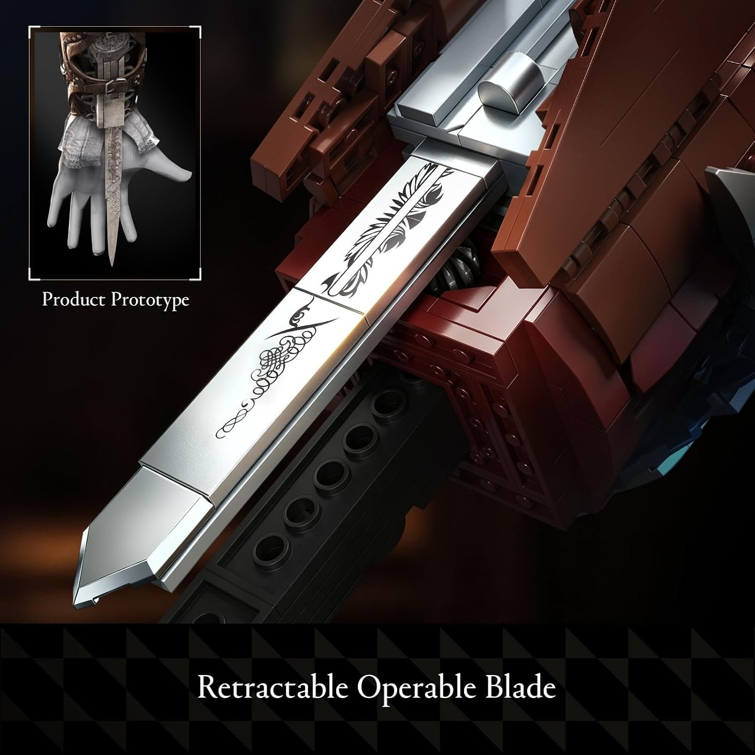 Wise Block Assassin's Creed II Ezio · Hidden Blade Building Block Set - Image 7
