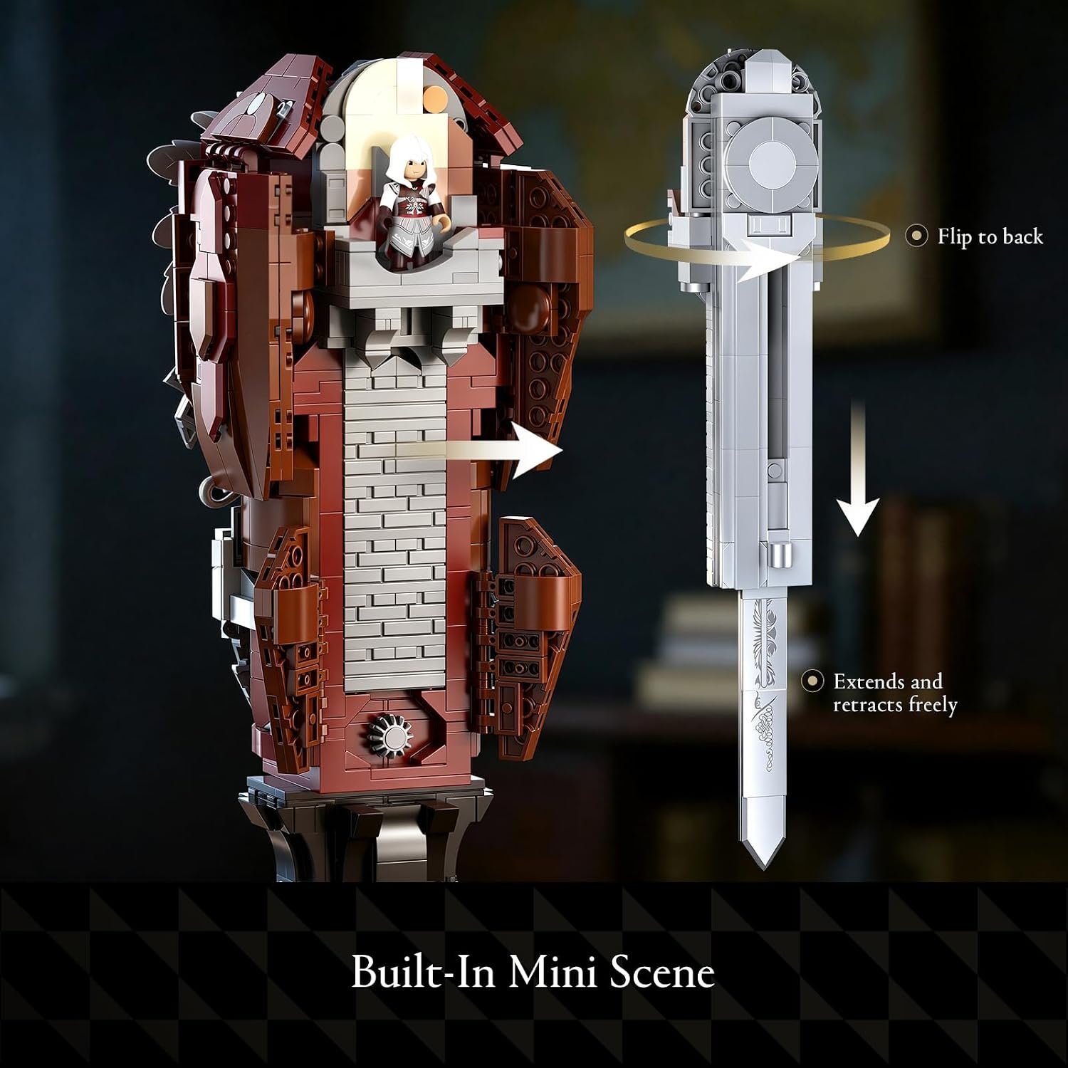 Wise Block Assassin's Creed II Ezio · Hidden Blade Building Block Set - Image 5