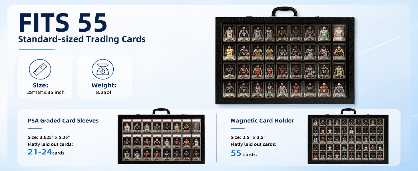 sports card display case