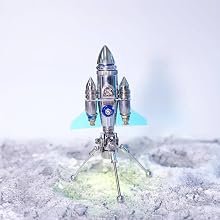 MOSTARLE Galaxy Explorer 3D LED Space Model Kit Desk Decor